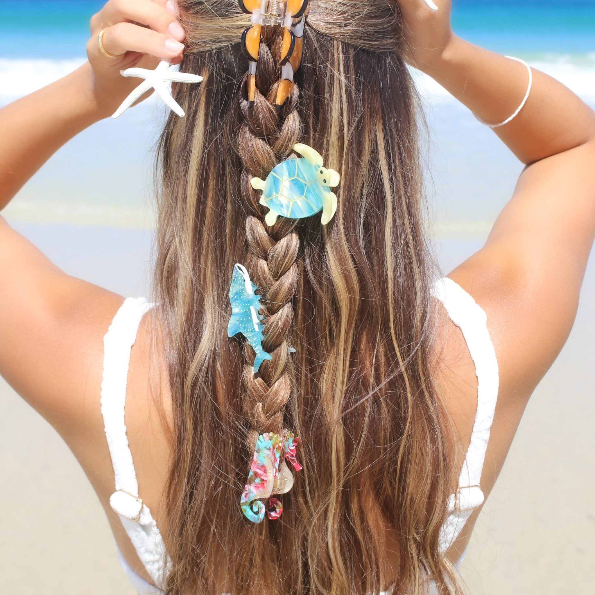 Mini Sea Turtle Hair Claw