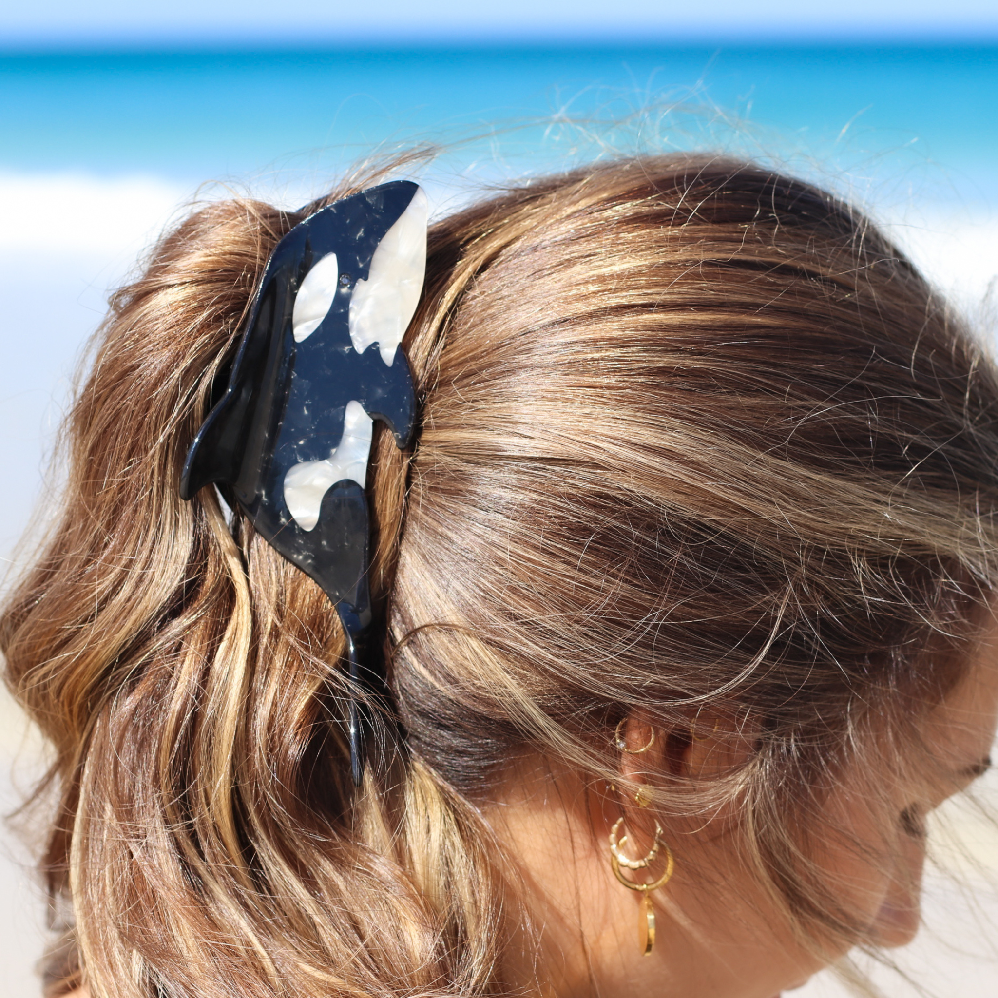 Orca (Killer Whale) Hair Claw