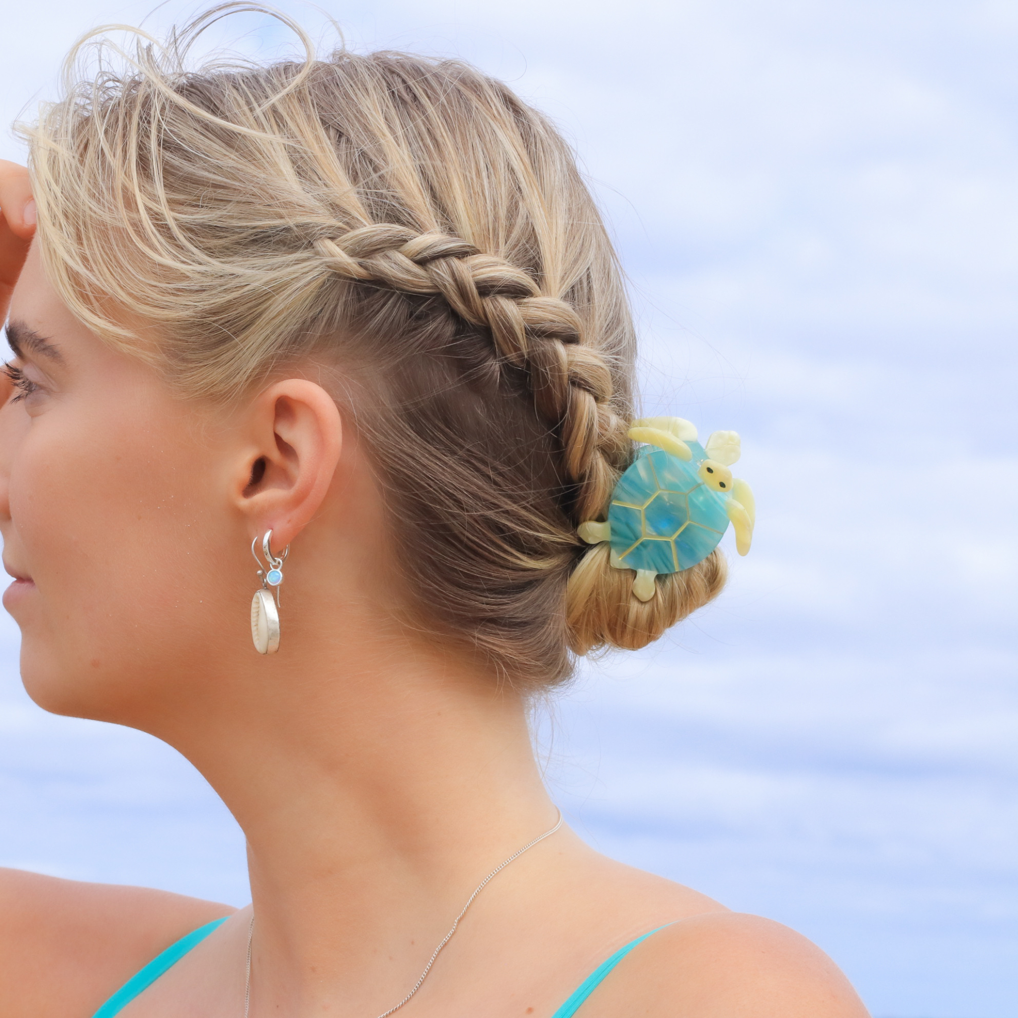 Mini Sea Turtle Hair Claw