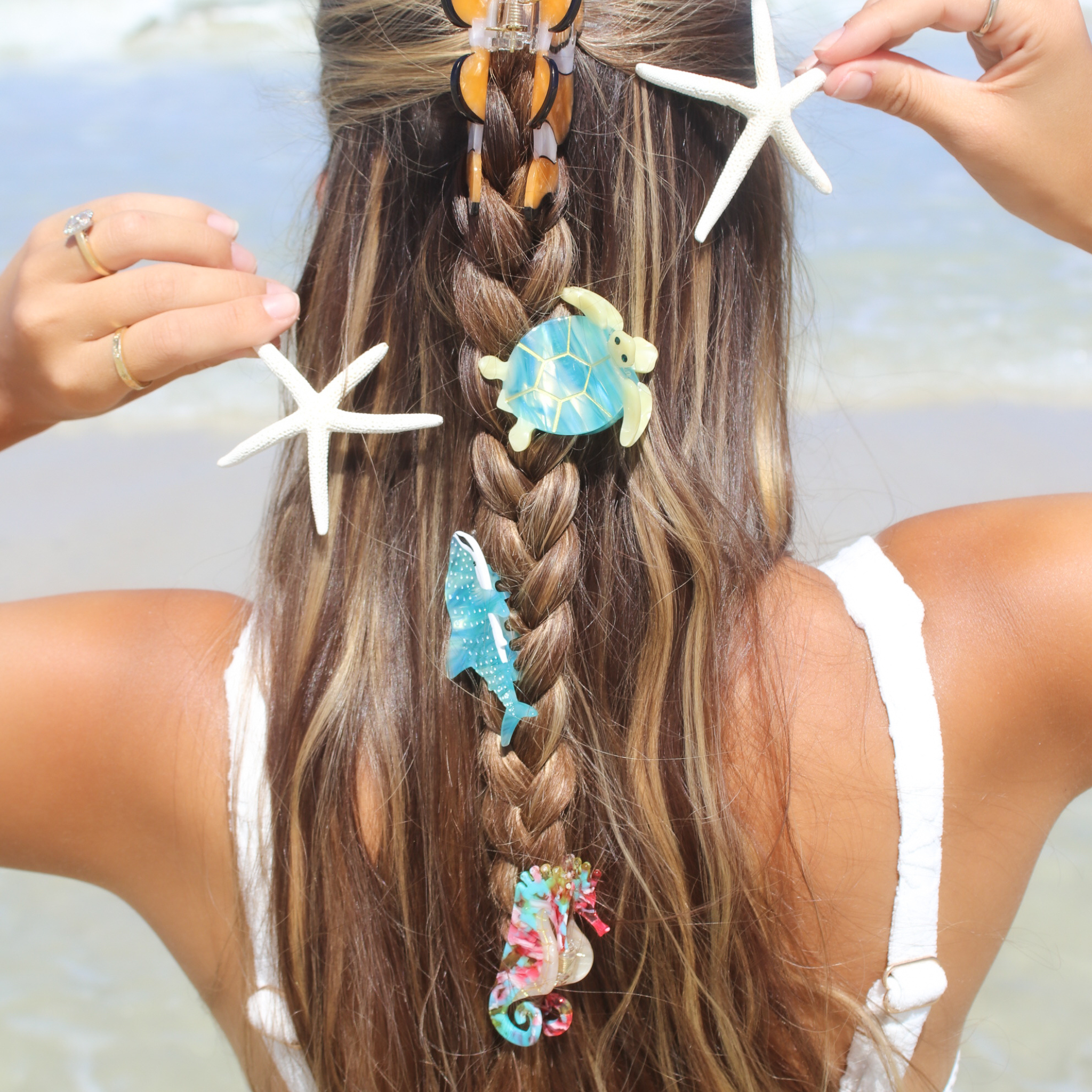 Mini Whale Shark Hair Claw