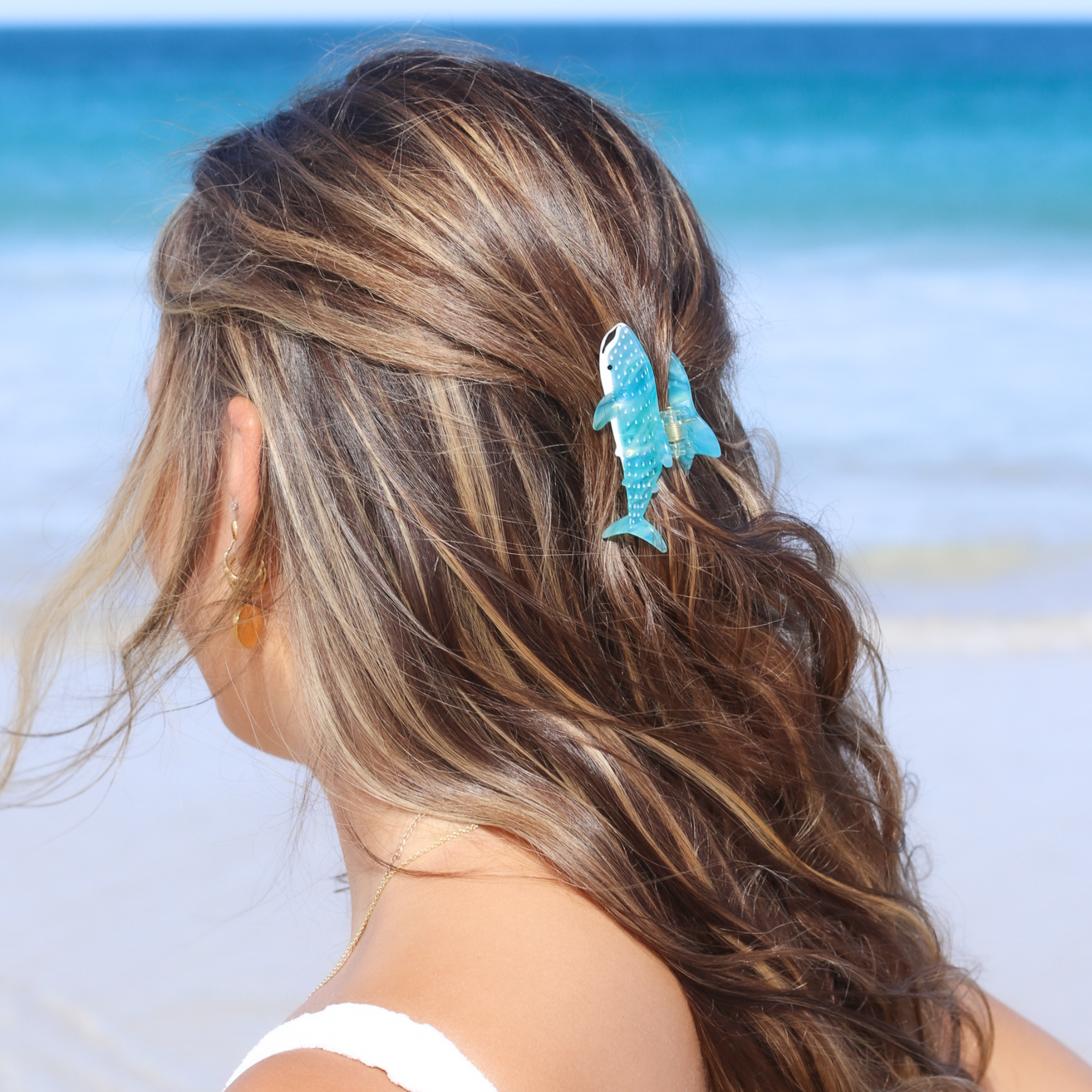 Mini Whale Shark Hair Claw