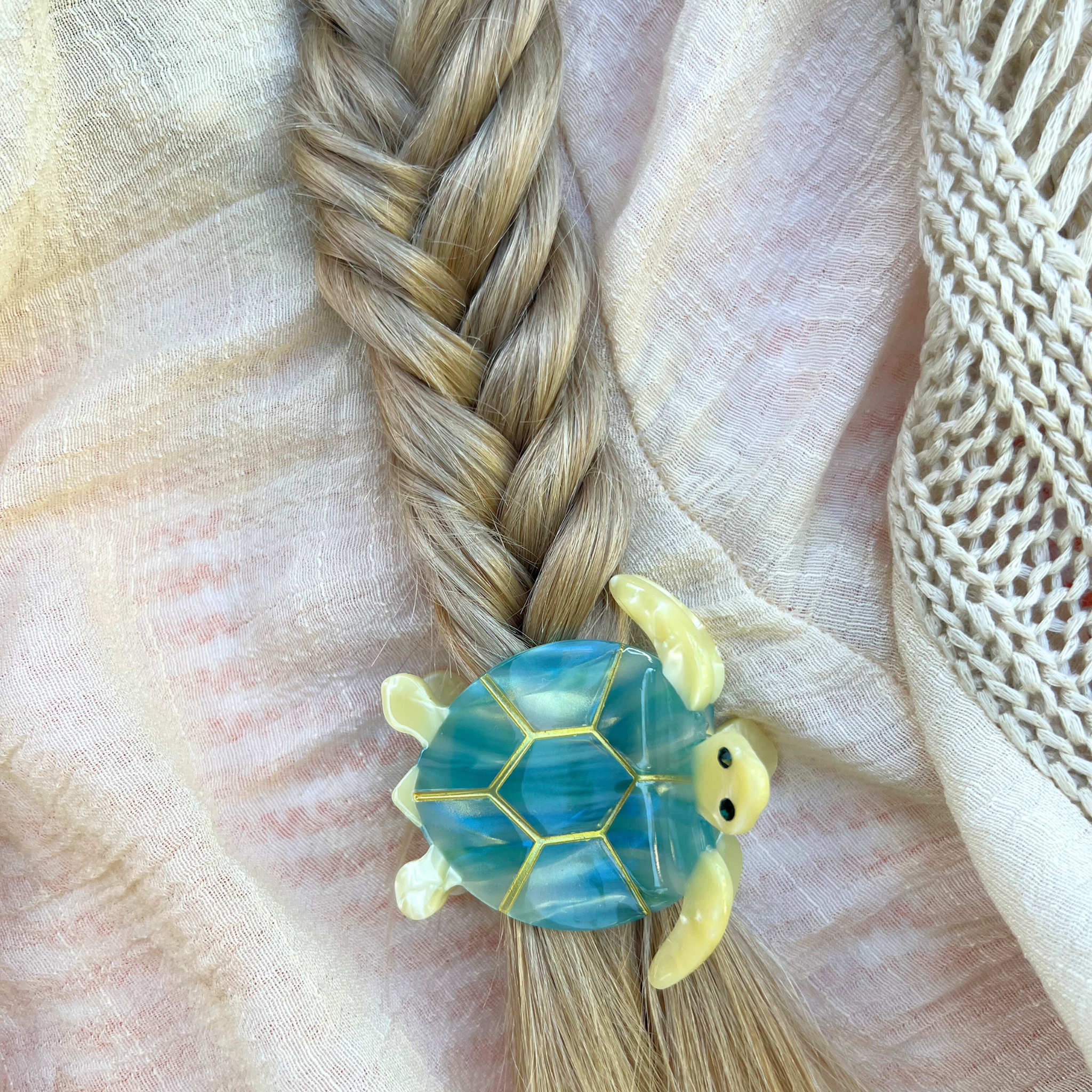 Mini Sea Turtle Hair Claw