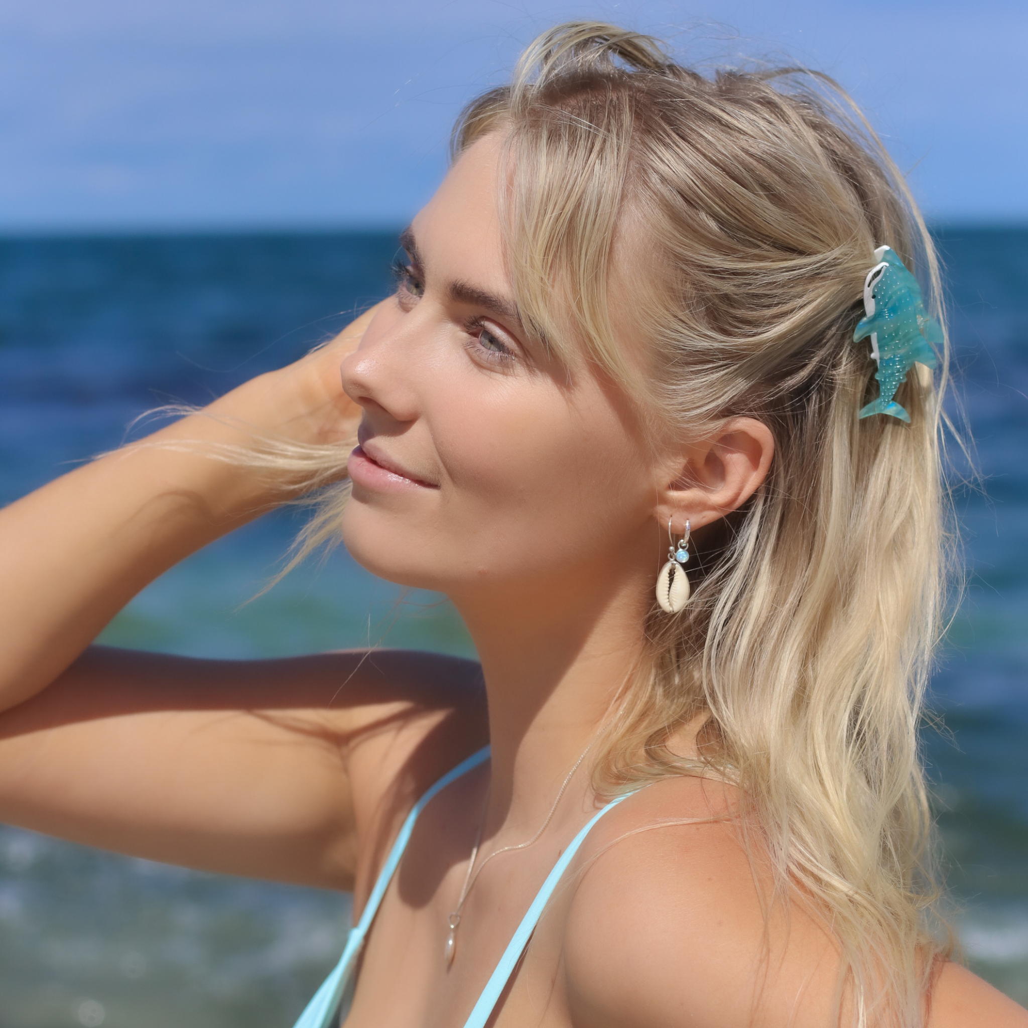 Mini Whale Shark Hair Claw