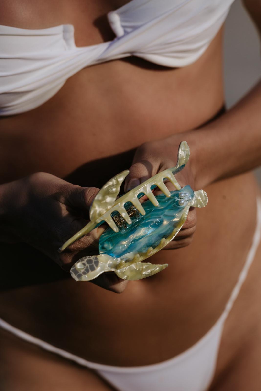 Sea Turtle Hair Claw