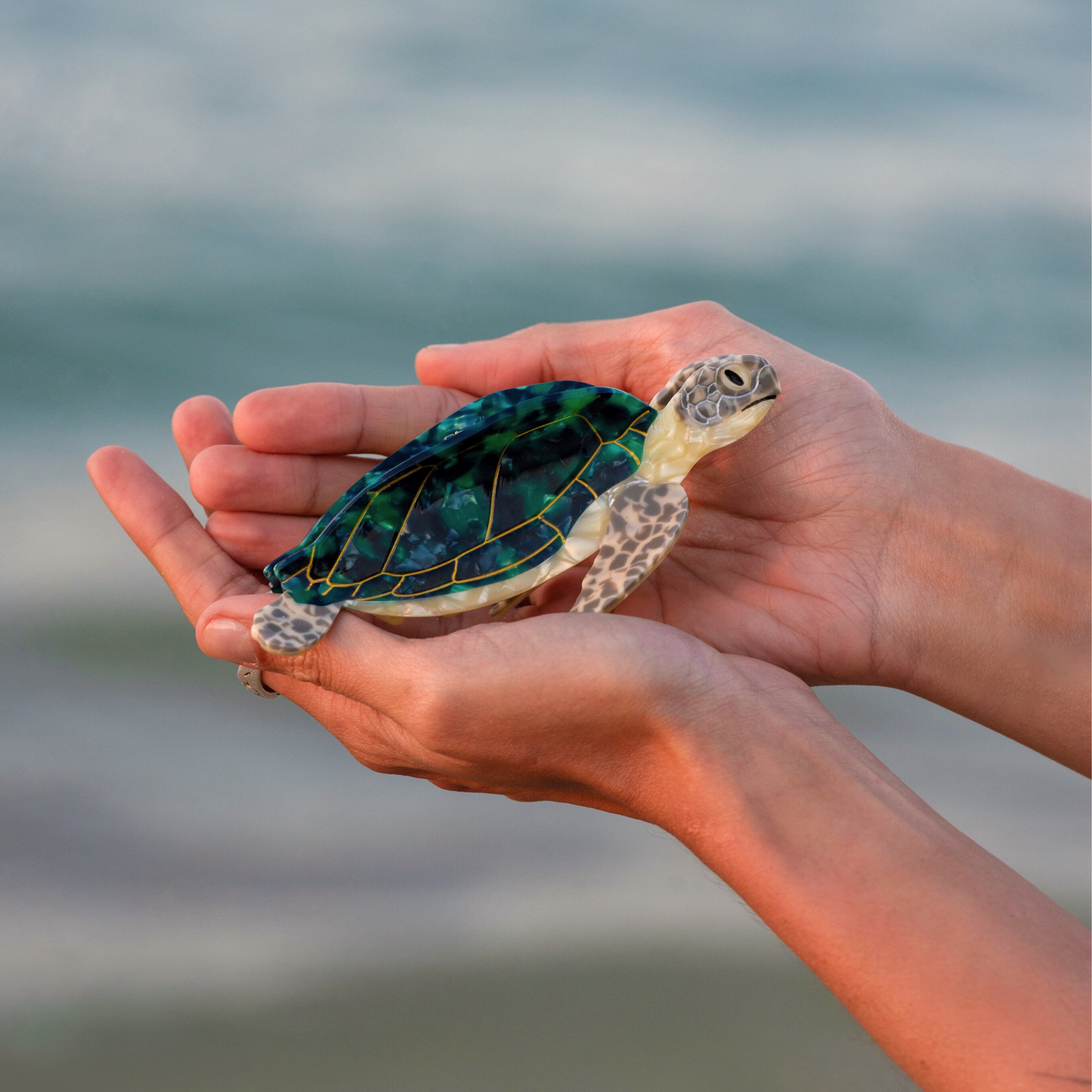 Sea Turtle Hair Claw x We Spot Turtles